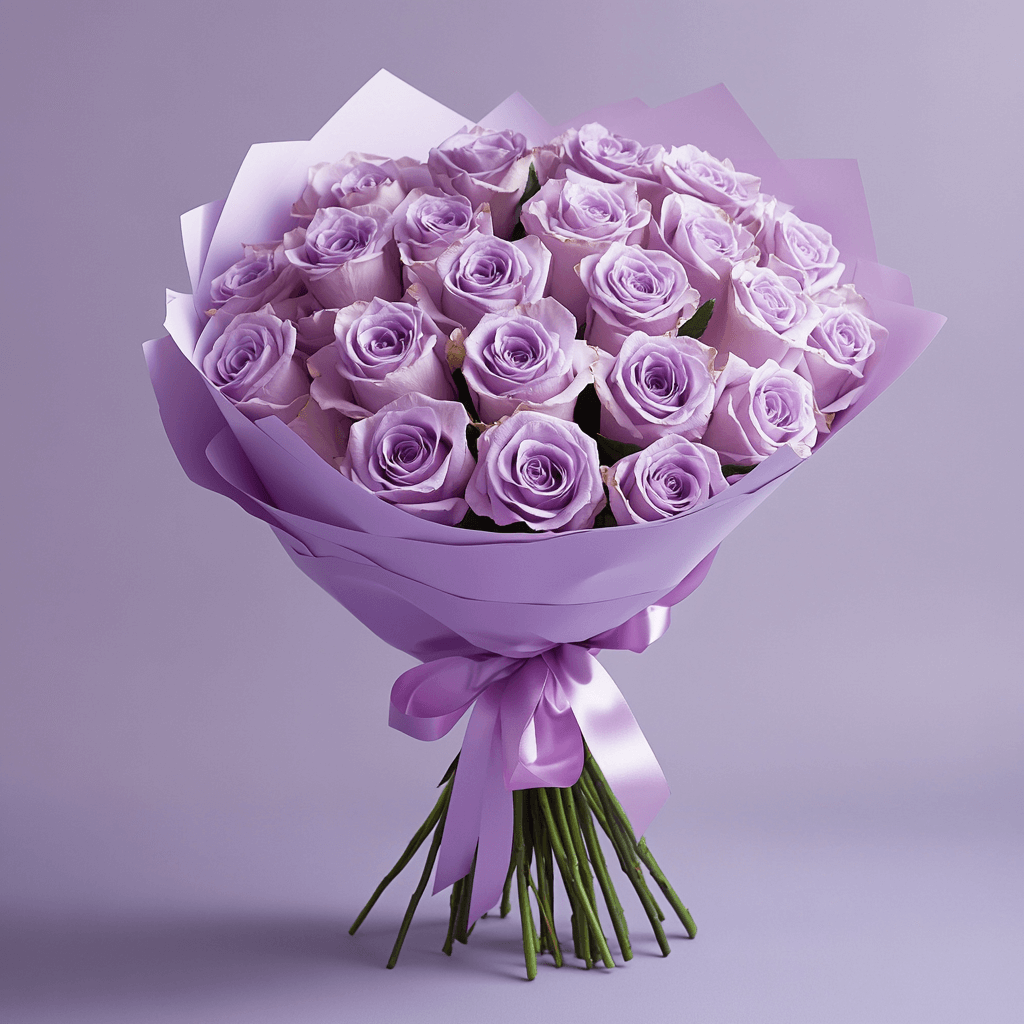 Premium Purple Roses