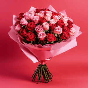 Premium Red and Pink Roses