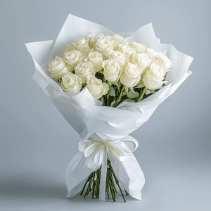 Premium White Roses